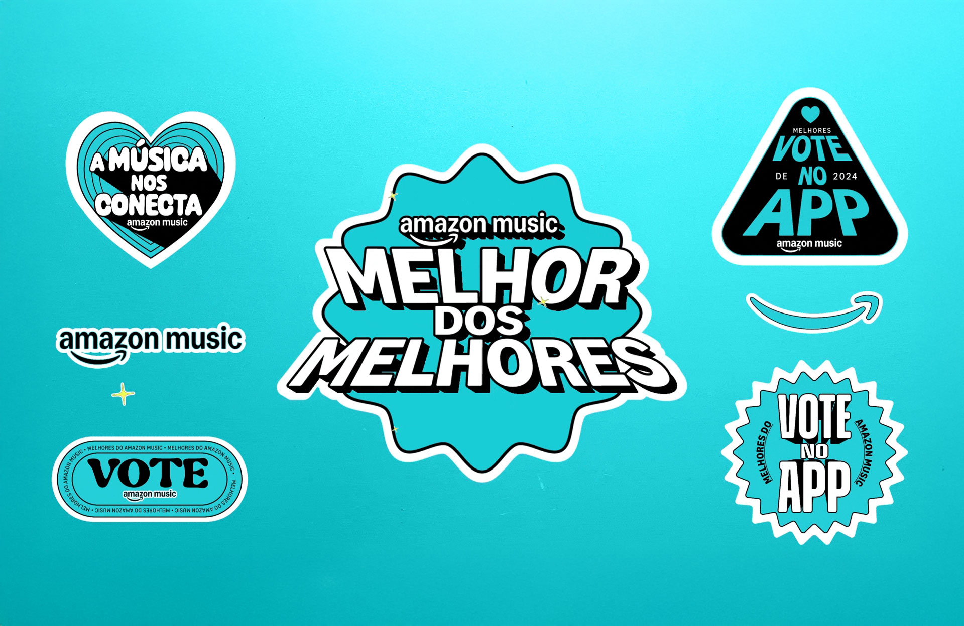 Branding Amazon Music Os Melhores do Ano 2024