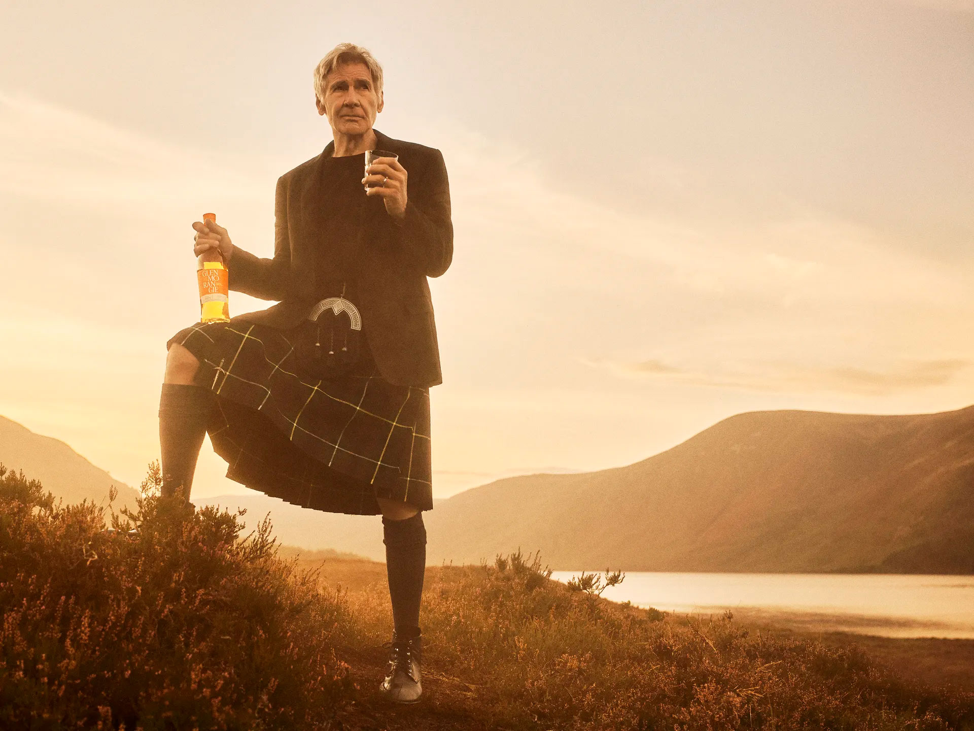 Harrison Ford Glenmorangie Escócia