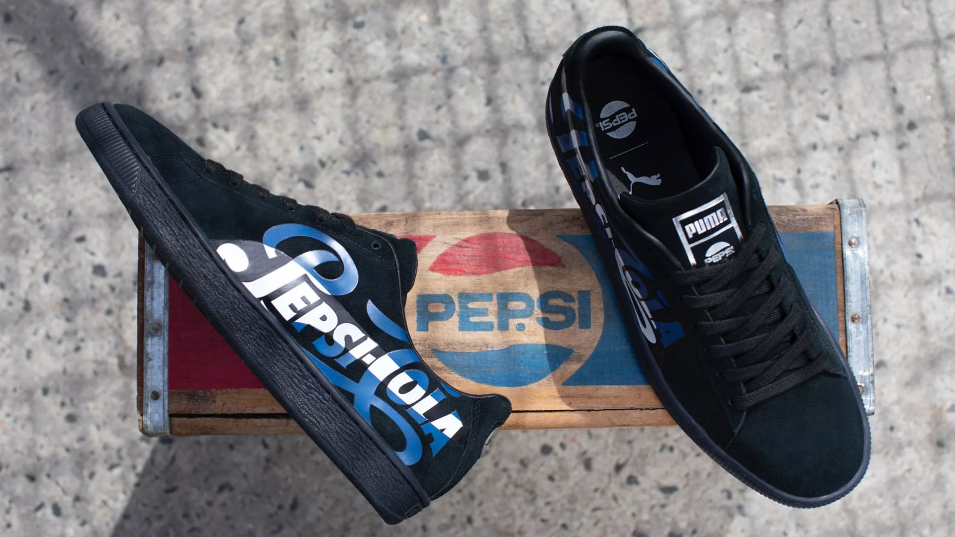 Tênis exclusivo Puma e Pepsi - Produtos PepsiCo lifestyle