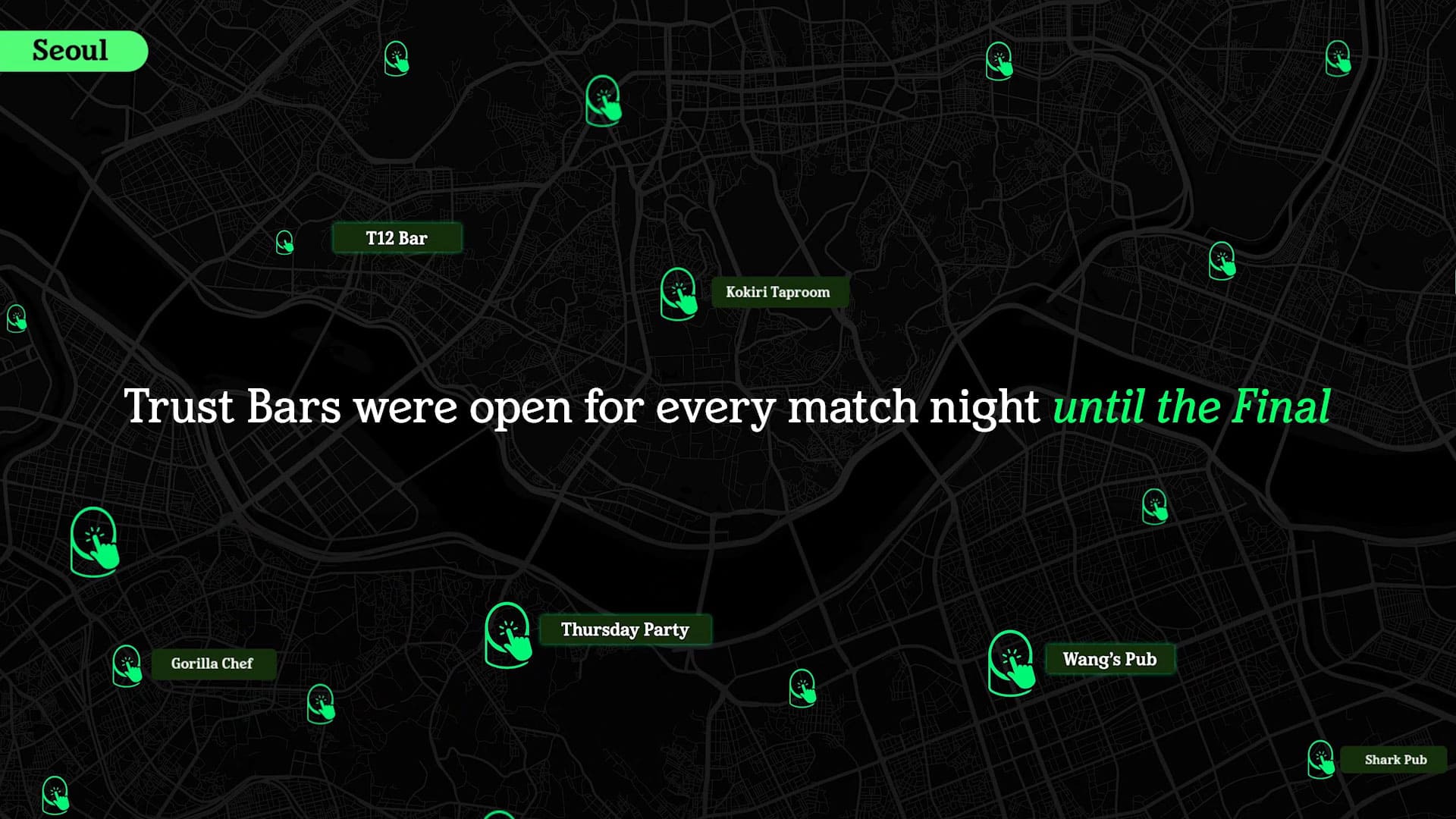 Mapa de bares - Trust Bars da Heineken